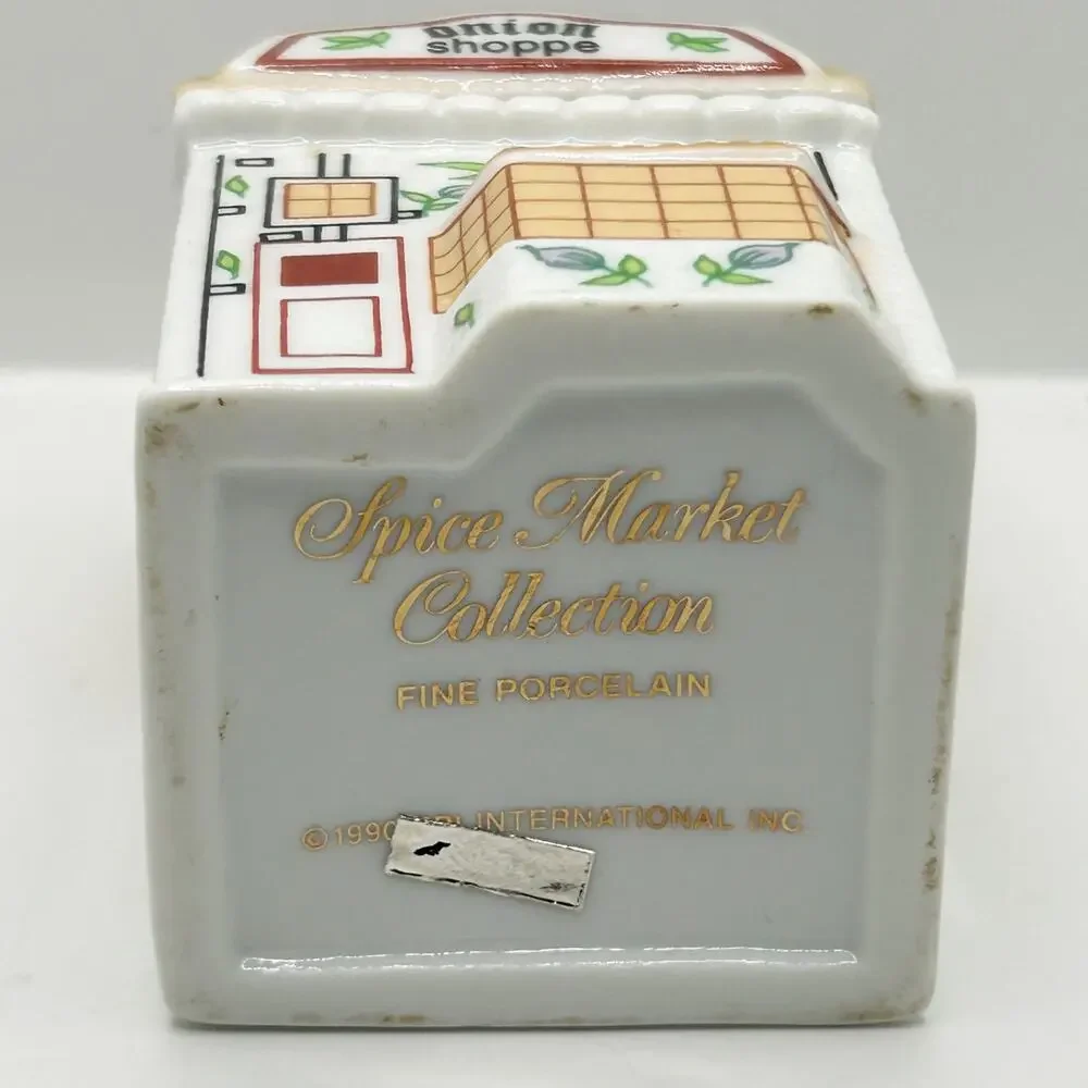EPI International 1990 Spice Market Collection Onion Porcelain Spice Jar VNTG